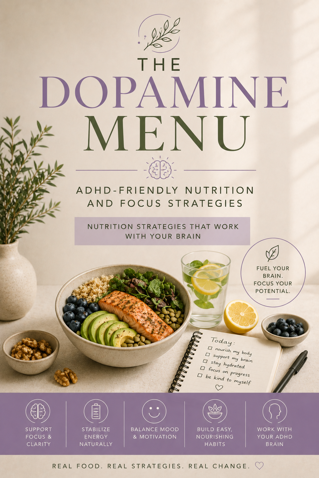 The Dopamine Menu: ADHD-Friendly Nutrition and Focus Strategies Guide